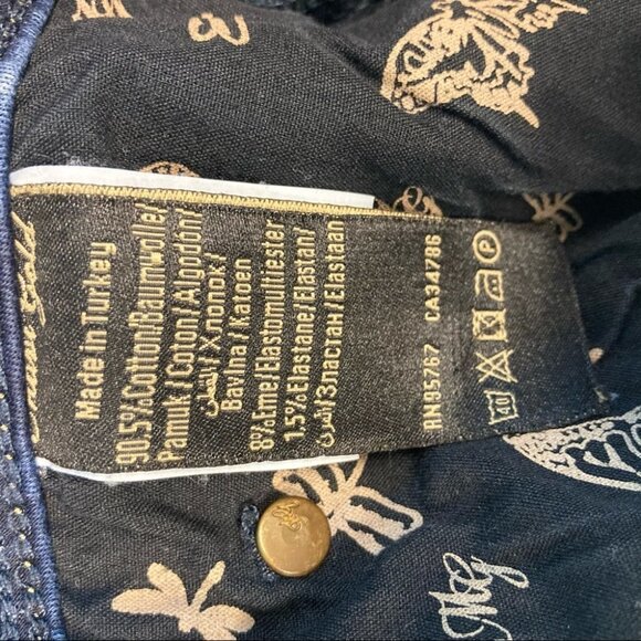 MAVI GOLD Sz 28  x 28 Skinny Jeans Cuffed - Picture 5 of 8